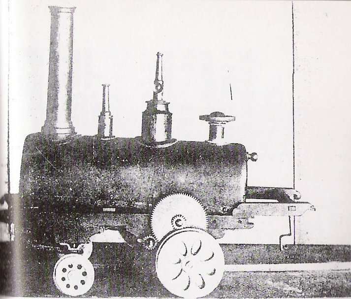 Первый японский паровой двигатель, сооружённый в 1853 году Хисасигэ Танака по образцу машины, установленной на «Палладе»